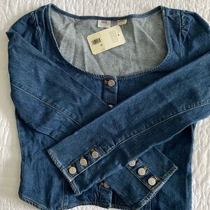 Levi's Women's Blue Denim Top